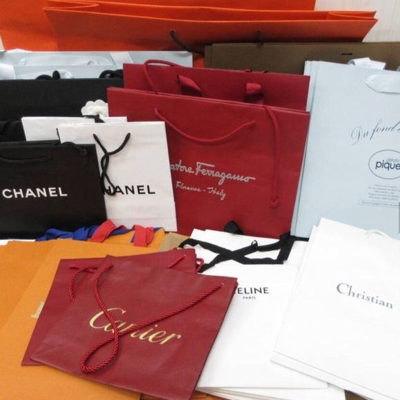 Assoted Luxury Shopping Bags